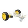 2 Wheel Acrylic Chassis Kit-srkelectronics.in