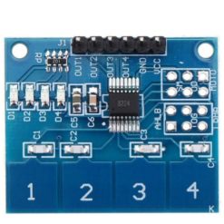TTP224 4 Channel Capacitive Touch Keypad Module-srkelectronics.in