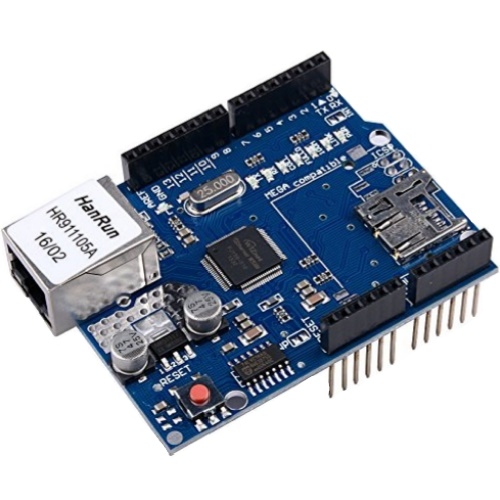 W5100 Ethernet Shield for Arduino-srkelectronics.in