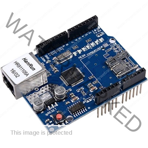 W5100 Ethernet Shield For Arduino - SRK ELECTRONICS