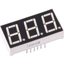 0.56 Inch 3 Digit 7 Segment LED Display Common Cathode-srkelectronics.in