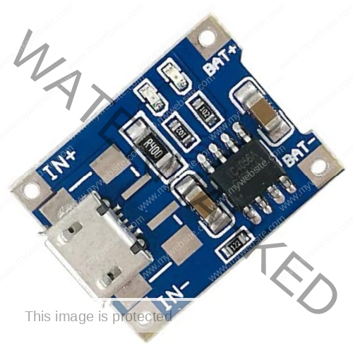 Mini USB TP4056 Battery Charging Module With Protection - SRK ELECTRONICS