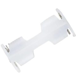 2 Cell AA Battery Holder White Color-srkelectronics.in