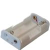2 Cell AAA Battery Holder White Color-srkelectronics.in