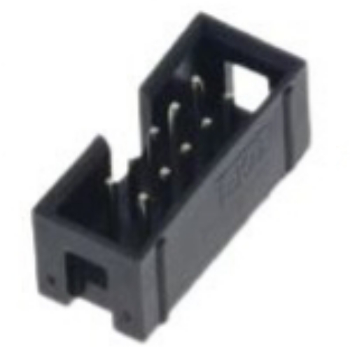 10Pin FRC Male Box Header Connector Straight 2.54mm-srkelectronics.in