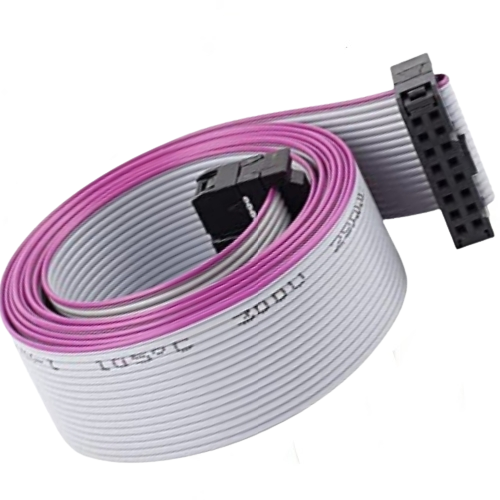 16Pin Flat Ribbon Cable Female To Female 2.54mm 10CM (A Type FRC Cable)-srkelectronics.in.png