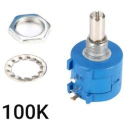 Multiturn Potentiometer 100K 10-Turn-srkelectronics.in