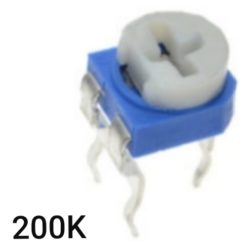 Potentiometer 200K Preset Single Turn-srkelectronics.in