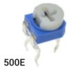 Potentiometer 500E Preset Single Turn-srkelectronics.in