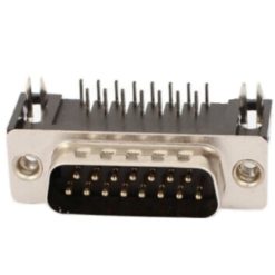 DB 15Pin Male Right Angle Connector-srkelectronics.in