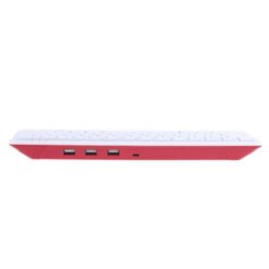 Raspberry Pi Official Keyboard (White Red)-srkelectronics.in
