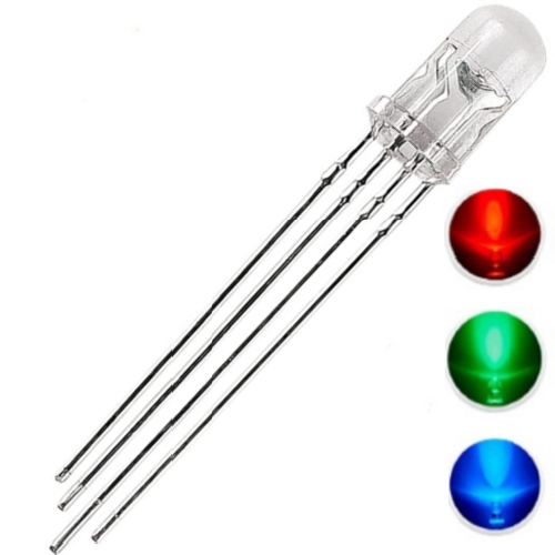 5mm RGB LED Red Green Blue Multicolor 4Pin Common Anode-srkelectronics.in