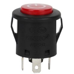 3Pin Round Push Button On Off Switch with Light-srkelectronics.in