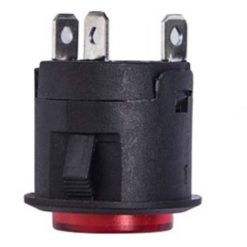 3Pin Round Push Button On Off Switch with Light-srkelectronics.in