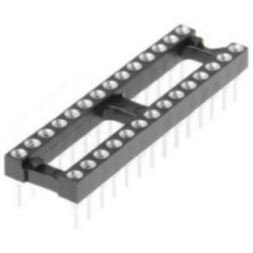 PROTECTRON 28Pin DIP IC Socket Base Round Pin Hole SRK ELECTRONICS