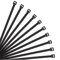 100mm Cable Tie Black (Pack of 100)-srkelectronics.in