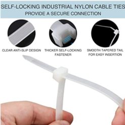Cable Tie White (Pack of 100)-srkelectronics.in