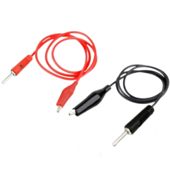 4mm Banana To Crocodile Cable 1Meter-srkelectronics.in