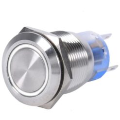 16mm Metal Push Button Switch Momentary Ring LED Green Color-srkelectronics.in.jpeg