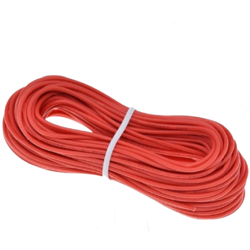 22AWG Multi Strand Hookup Wire Red Color 4Meter-srkelectronics.in